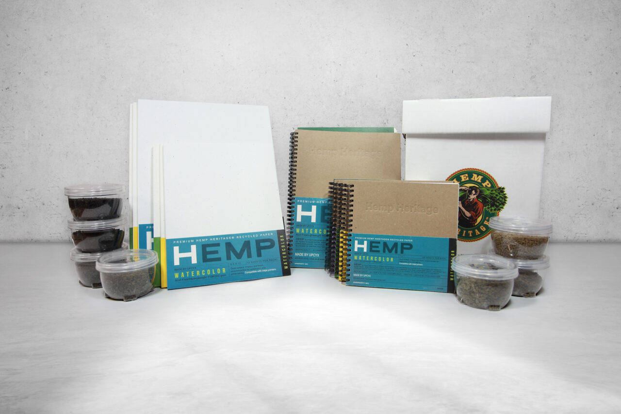 Hemp Heritage stationery, envelopes and office paper